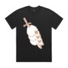 Mens Heavy Faded Oversized Tee (same day) Thumbnail