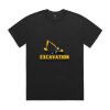 Mens Heavy Faded Oversized Tee (same day) Thumbnail