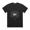 Mens Heavy Faded Oversized Tee (same day) Thumbnail