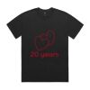 Mens Heavy Faded Oversized Tee (same day) Thumbnail
