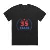 Mens Heavy Faded Oversized Tee (same day) Thumbnail